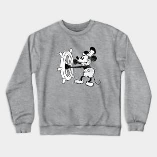 Steamboat Willie - distressed Crewneck Sweatshirt